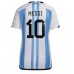 Argentina Lionel Messi #10 Replika Hemma matchkläder Dam VM 2022 Korta ärmar